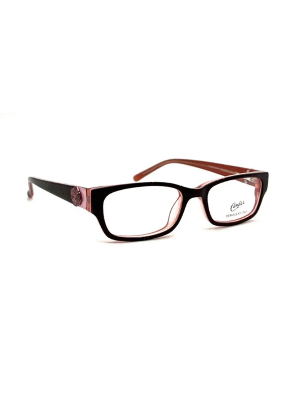 Candie's C Riley Bupk Pink Geometric Authentic Eyeglass Frames Petite 46-15-130